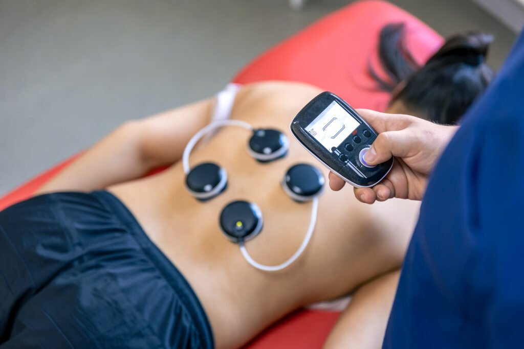 electronic muscle stimulation physical therapy