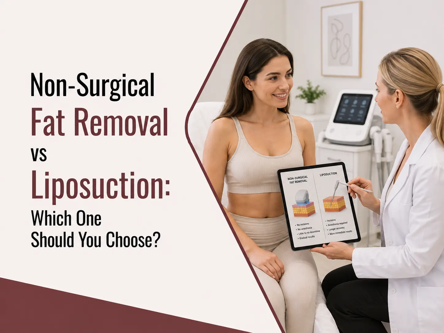 Non Surgical Fat Removal vs Liposuction